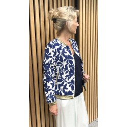 Bombers feuillages (bleu marine)