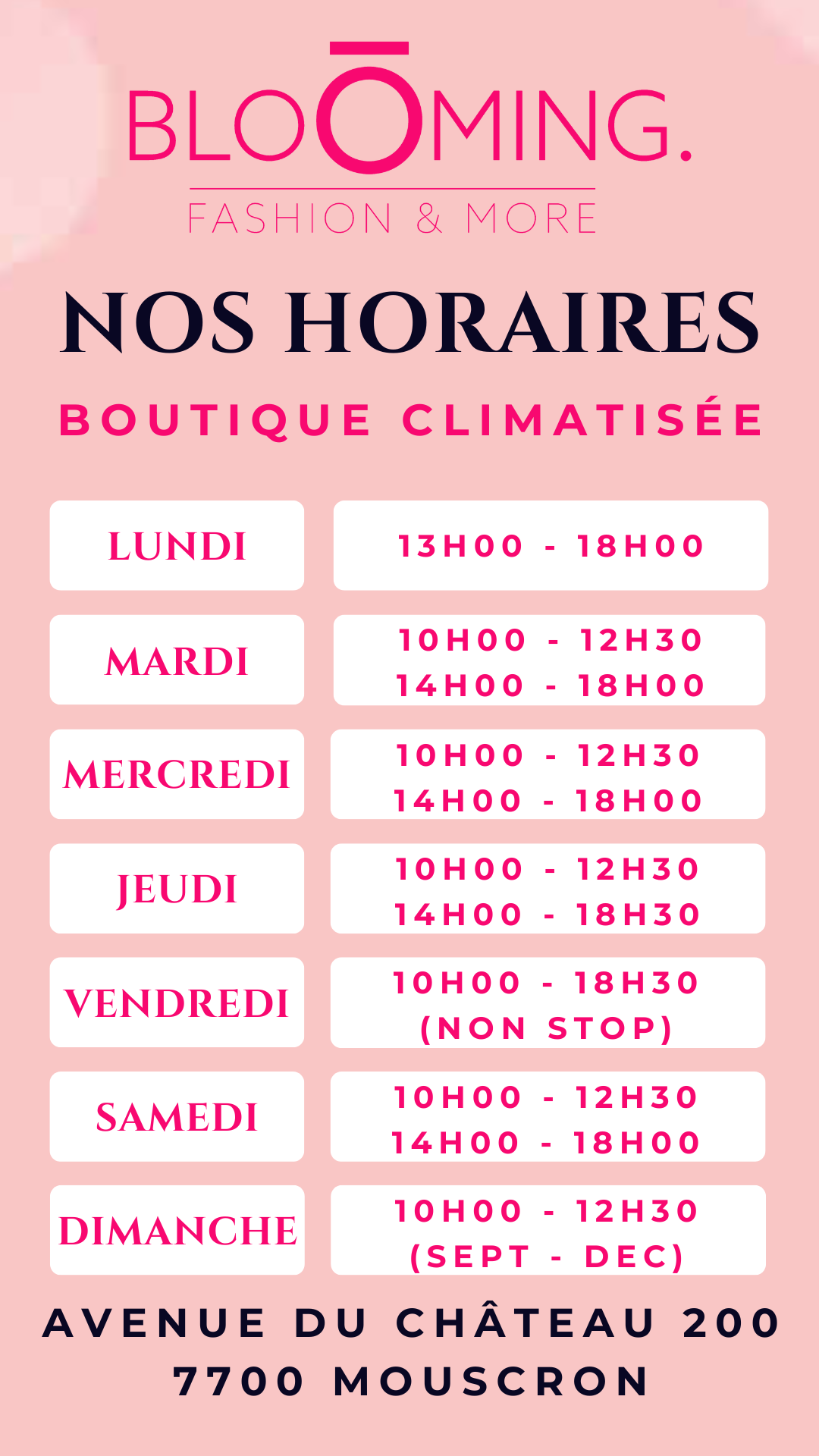 Horaires