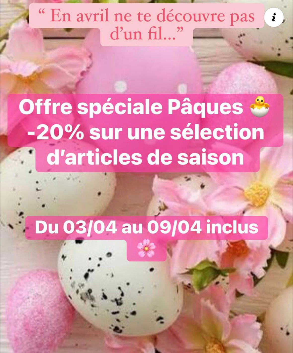 Offre de Pâques